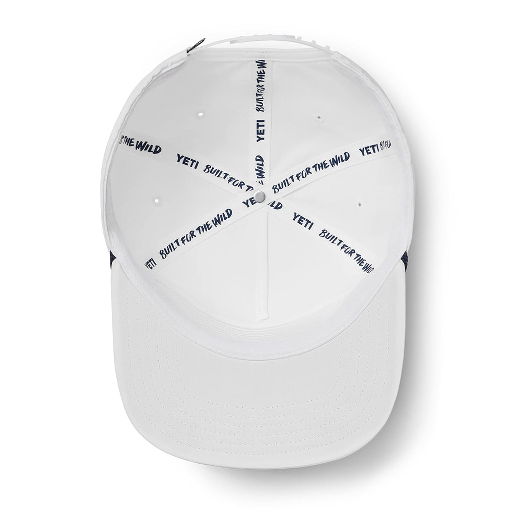 Wildly Stronger 20 Badge FB Rope Hat - White