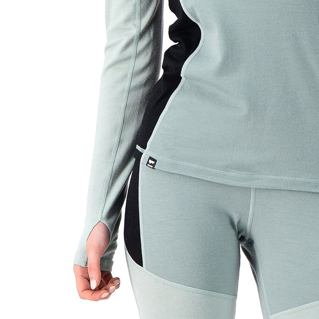 Olympus Half Zip Glacier / Dew / Black