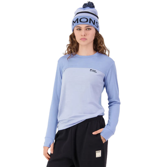 Yotei Merino Long Sleeve - Ice Blue/Moonstone