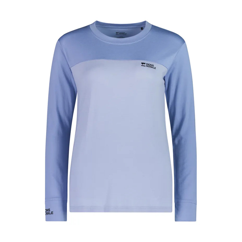 Yotei Merino Long Sleeve - Ice Blue/Moonstone