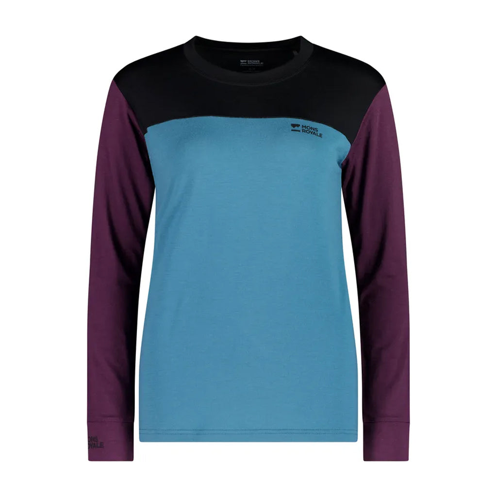 Yotei Merino Long Sleeve - Jasper/Fig/Black