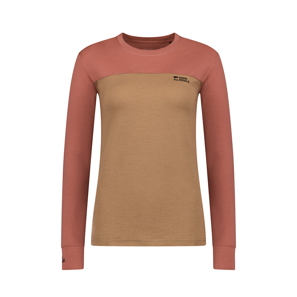 Yotei Merino Long Sleeve - Canyon Rose / Toffee