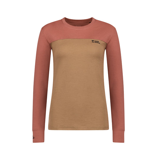 Yotei Merino Long Sleeve - Canyon Rose / Toffee