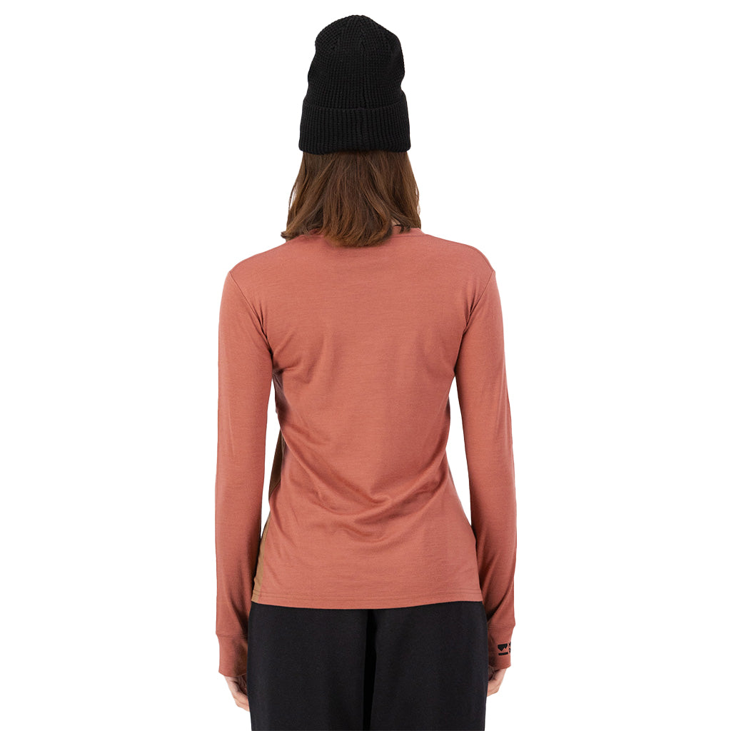 Yotei Merino Long Sleeve - Canyon Rose / Toffee
