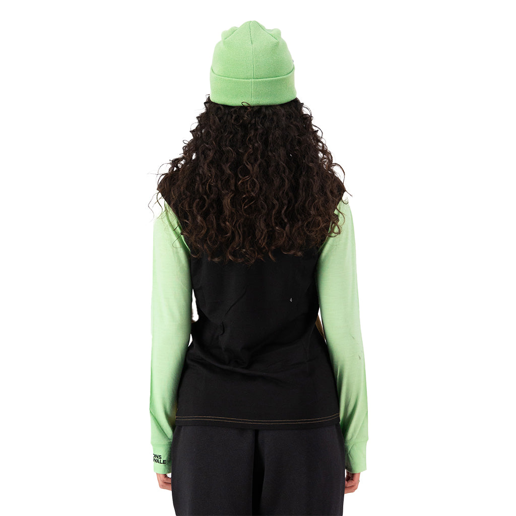 Yotei Merino Long Sleeve - Matcha / Toffee / Black