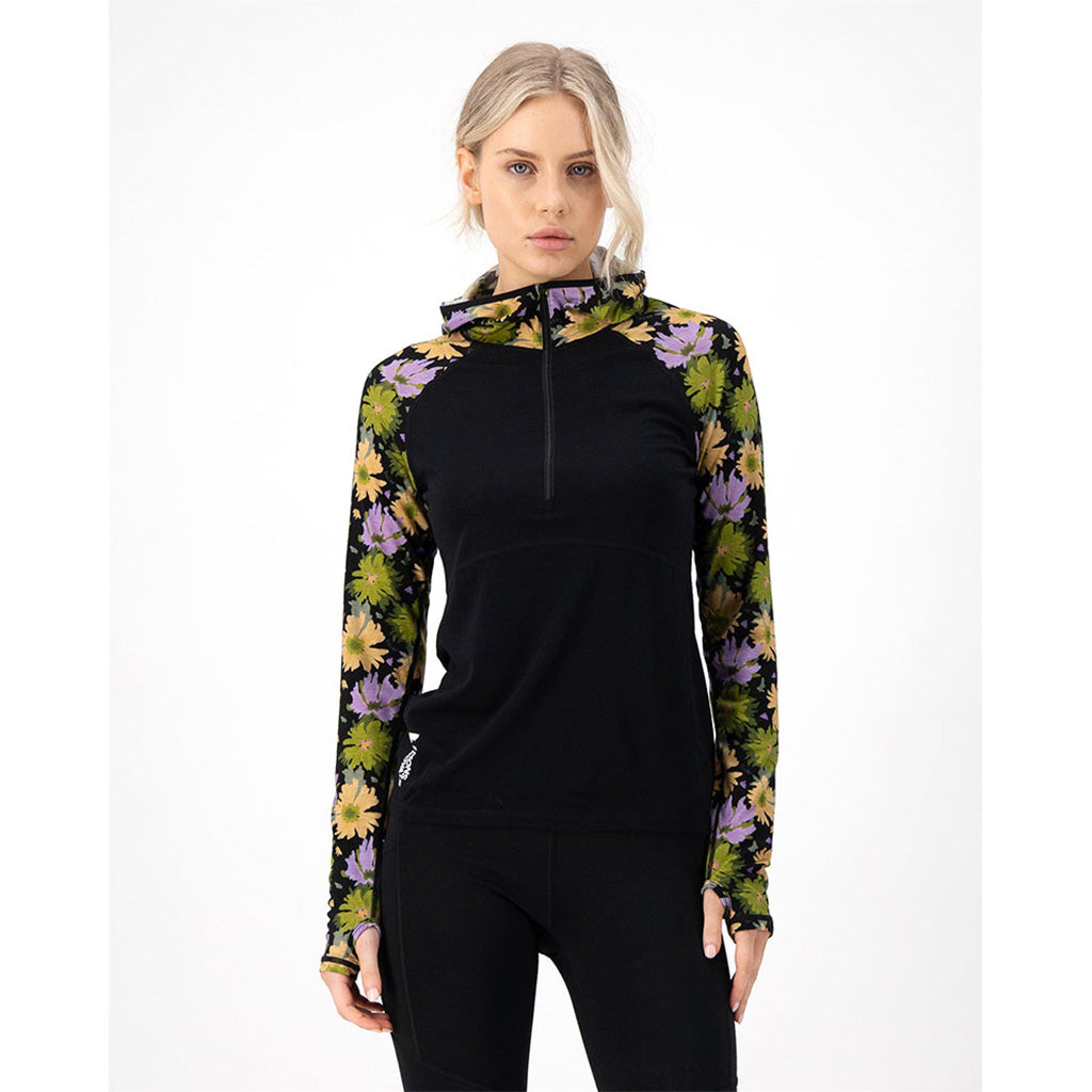 Bella Tech Hood Alpine Bloom / Black
