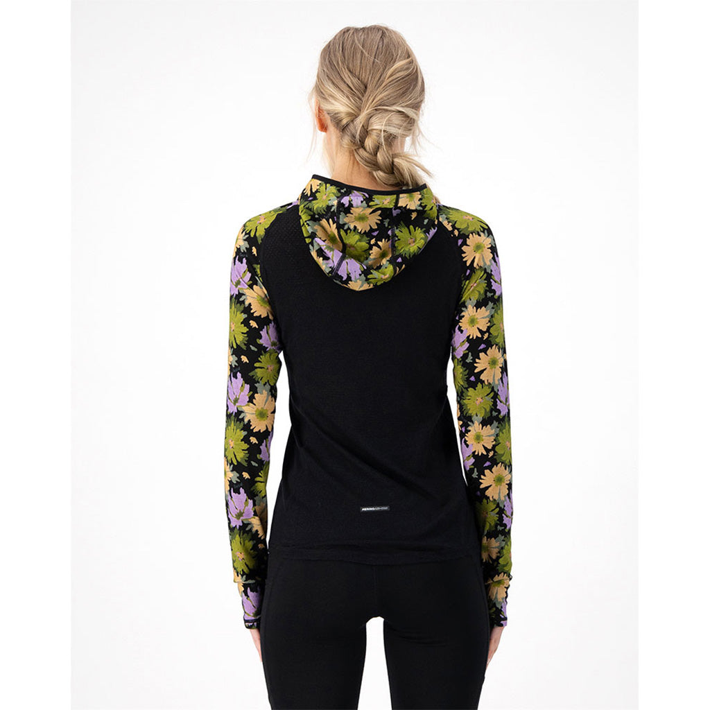 Bella Tech Hood Alpine Bloom / Black