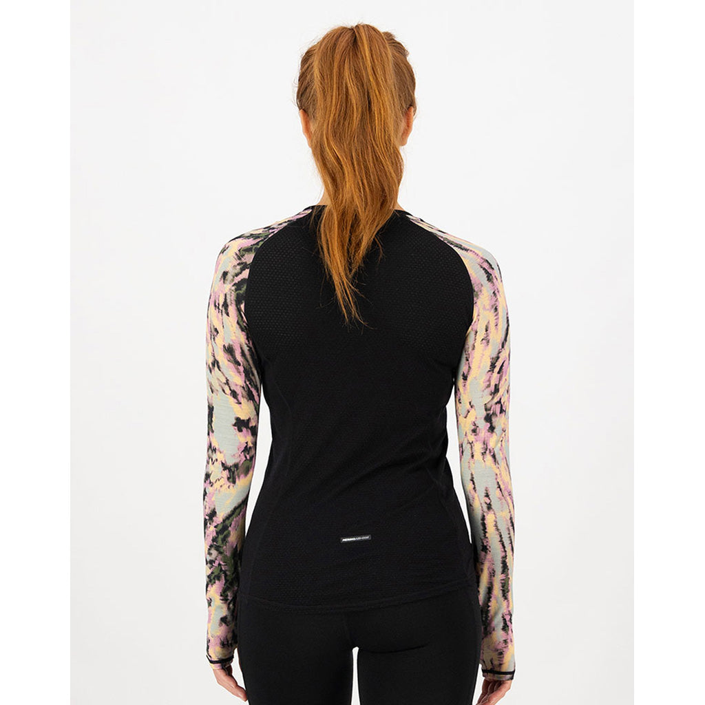 Womens Bella Merino Long Sleeve Rad Things / Black