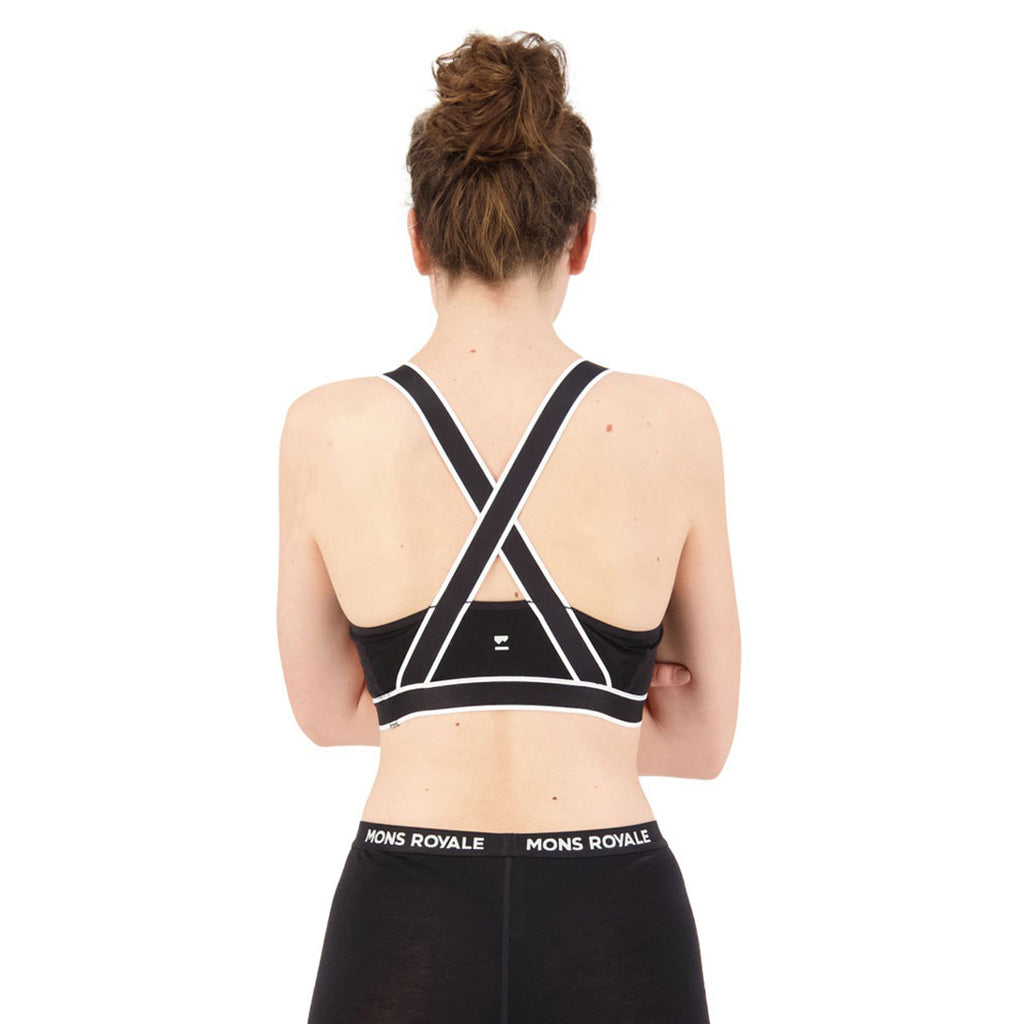 Stella Merino X-Back Bra - Black