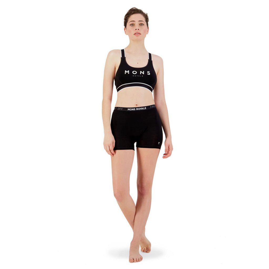Stella Merino X-Back Bra - Black