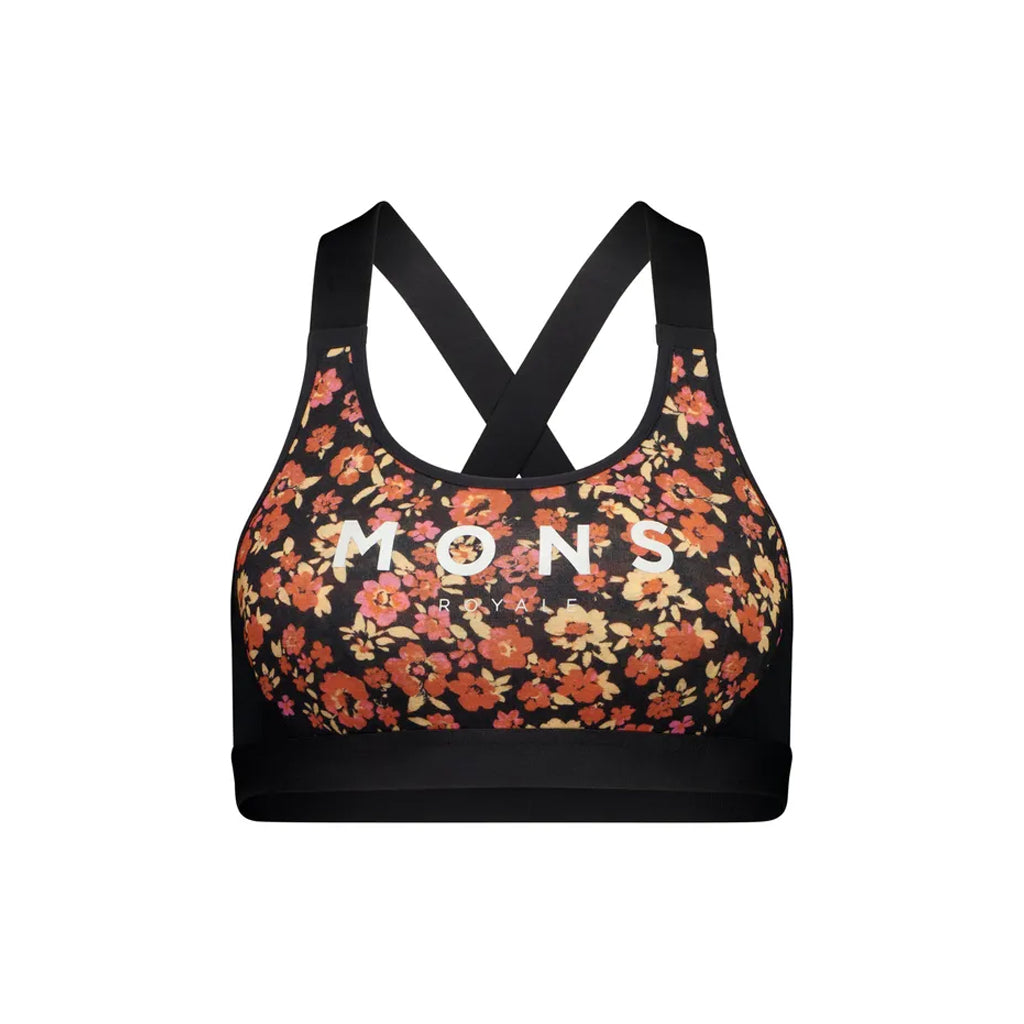 Stella Merino X-Back Bra - Ditzy Camo/Black
