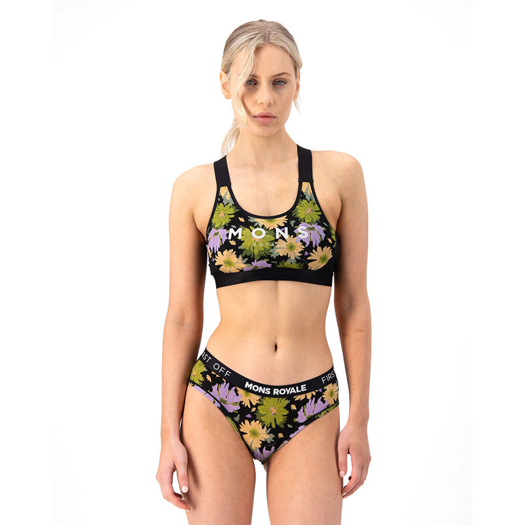Stella X-Back Bra Alpine Bloom / Black