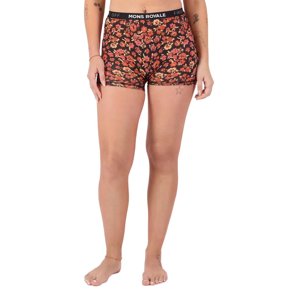 Hannah Merino Hot Pants - Ditzy Camo