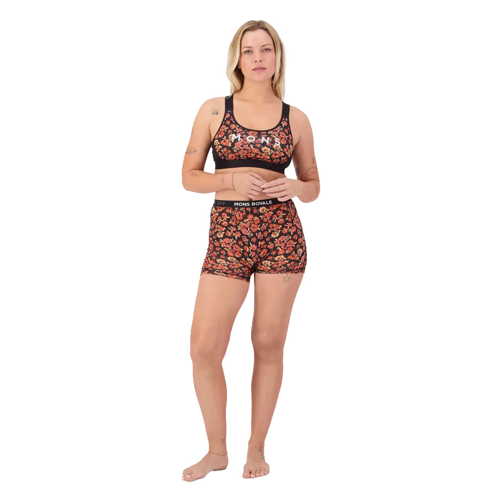 Hannah Merino Hot Pants - Ditzy Camo