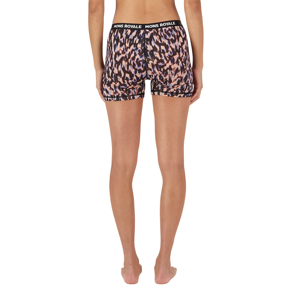 Hannah Merino Hot Pants - Rock Leopard