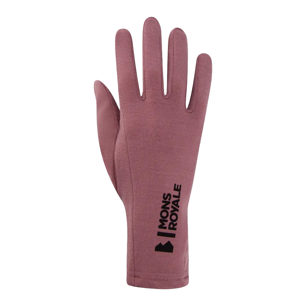 Olympus Merino Glove Liners - Sierra Pink