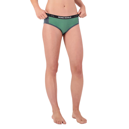 Sylvia Merino Boyleg - Deep Jade/Dark Cypress