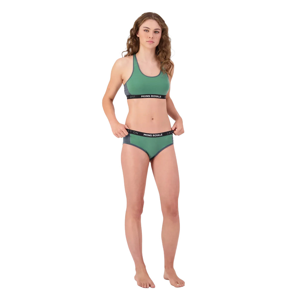 Sylvia Merino Boyleg - Deep Jade/Dark Cypress