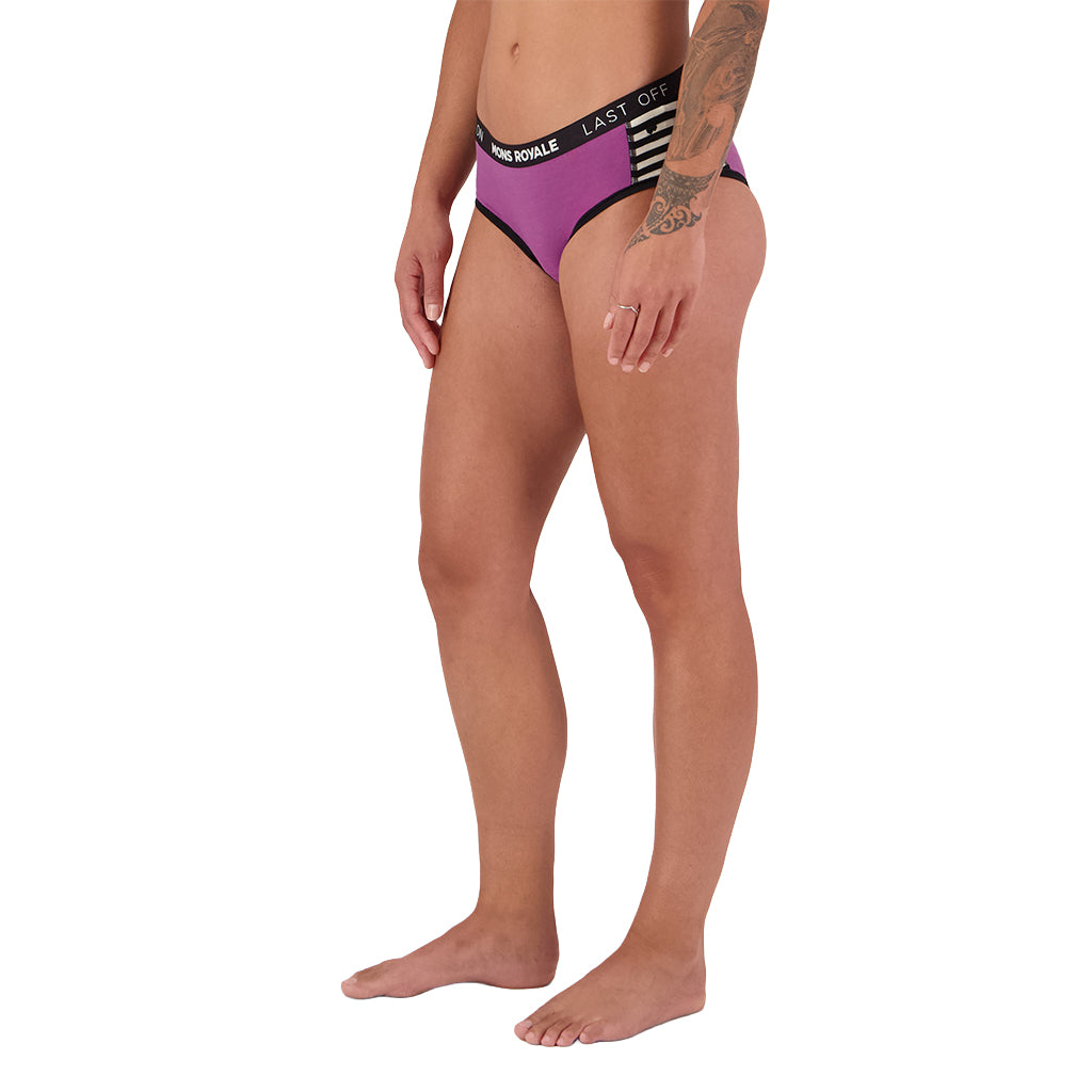 Sylvia Merino Boyleg - Purple Bolt/MR Stripe