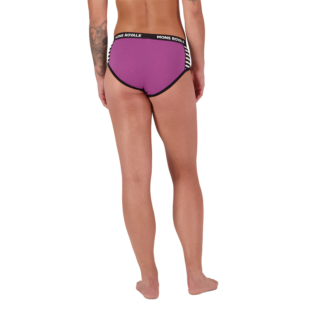 Sylvia Merino Boyleg - Purple Bolt/MR Stripe
