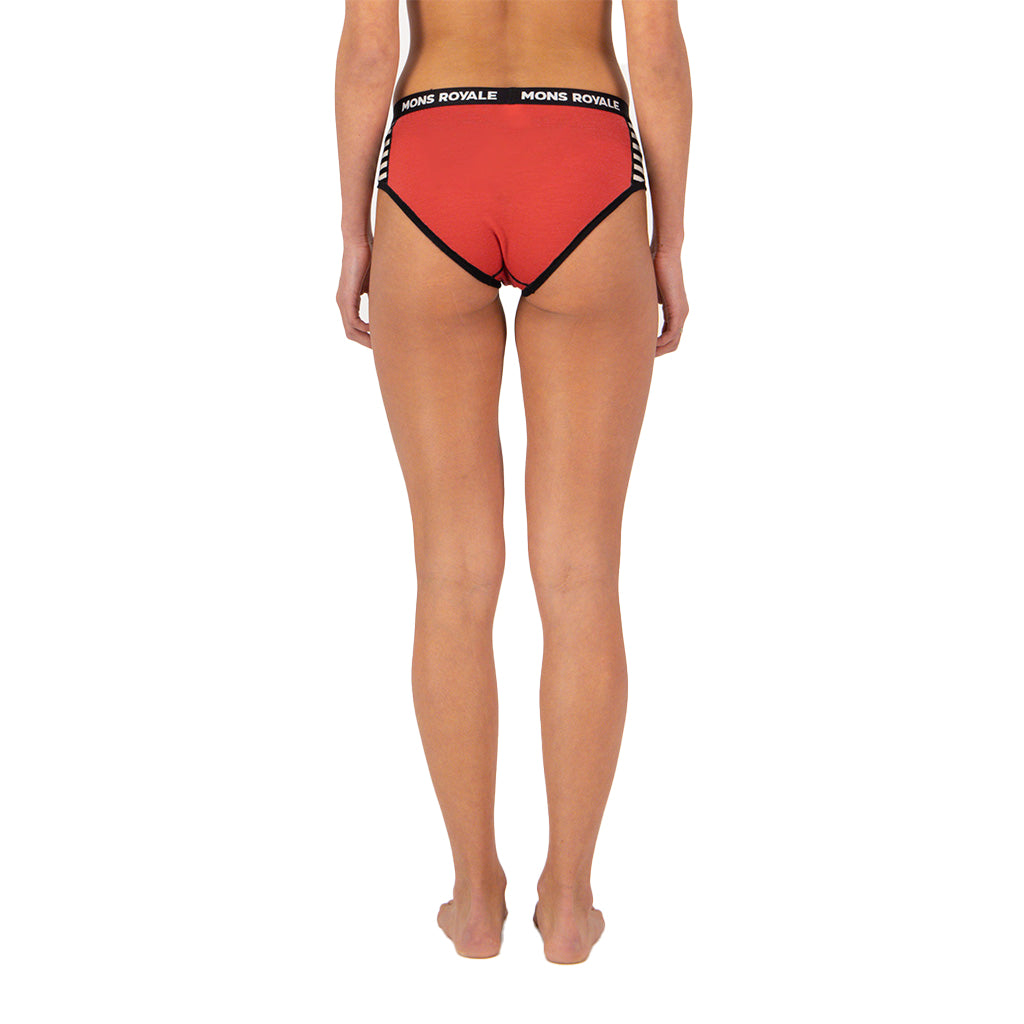 Sylvia Merino Boyleg - Cranberry / MR Stripe