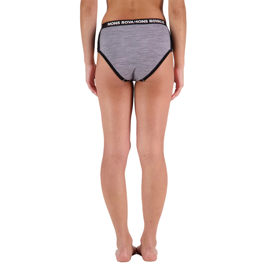 Sylvia Merino Boyleg - Grey Heather/Black
