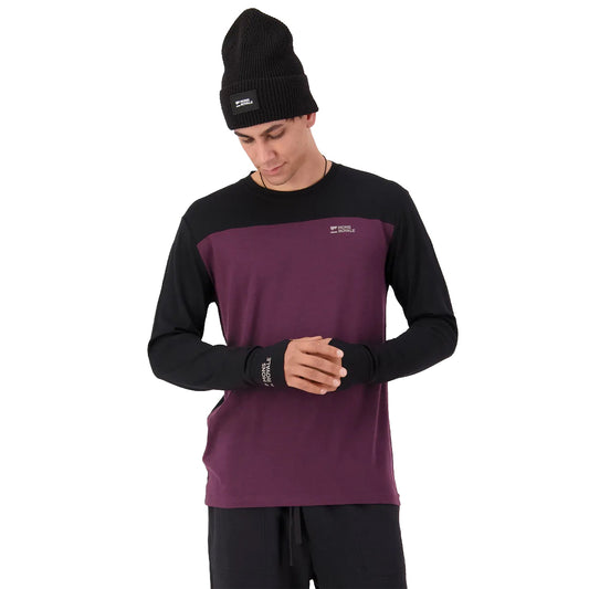 Yotei Merino Long Sleeve - Fig/Black