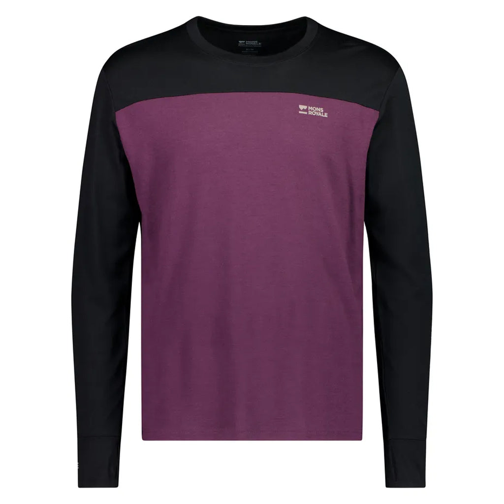 Yotei Merino Long Sleeve - Fig/Black
