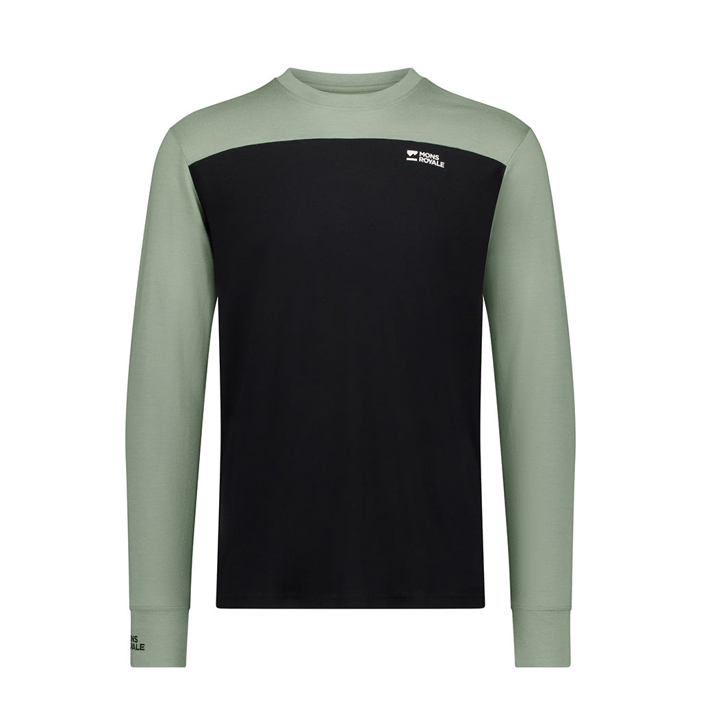 Yotei Merino Long Sleeve - Willow / Black