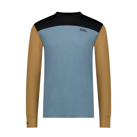 Yotei Merino Long Sleeve - Goblin Blue / Toffee /