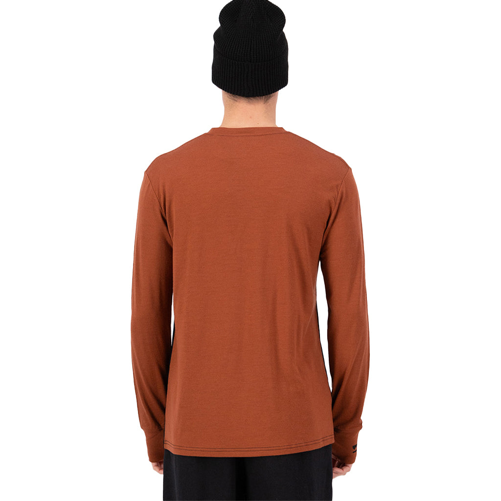 Yotei Merino Long Sleeve - Sienna / Black