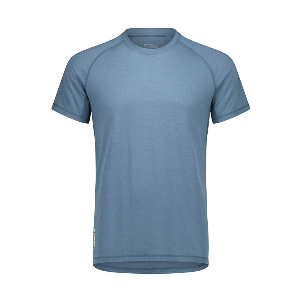 Mens Temple Merino T-Shirt Goblin Blue