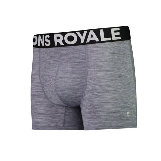 Hold 'em Shorty Merino Boxer - Grey Heather