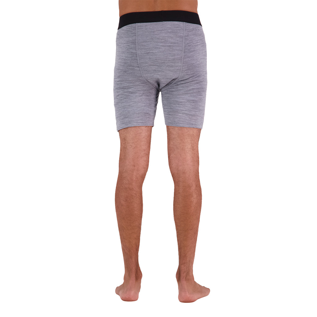 Hold 'em Merino Boxer - Grey Heather