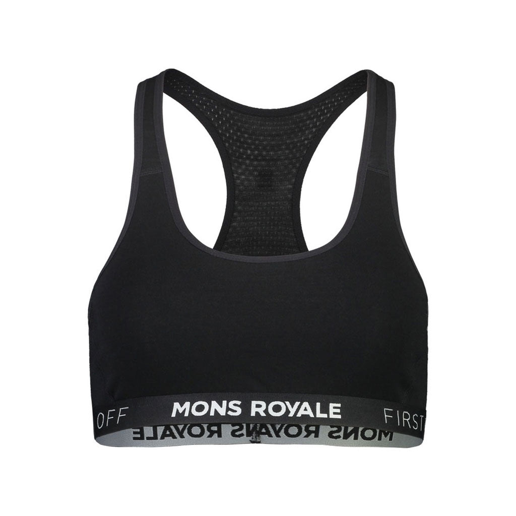 Sierra Merino Sports Bra - Black