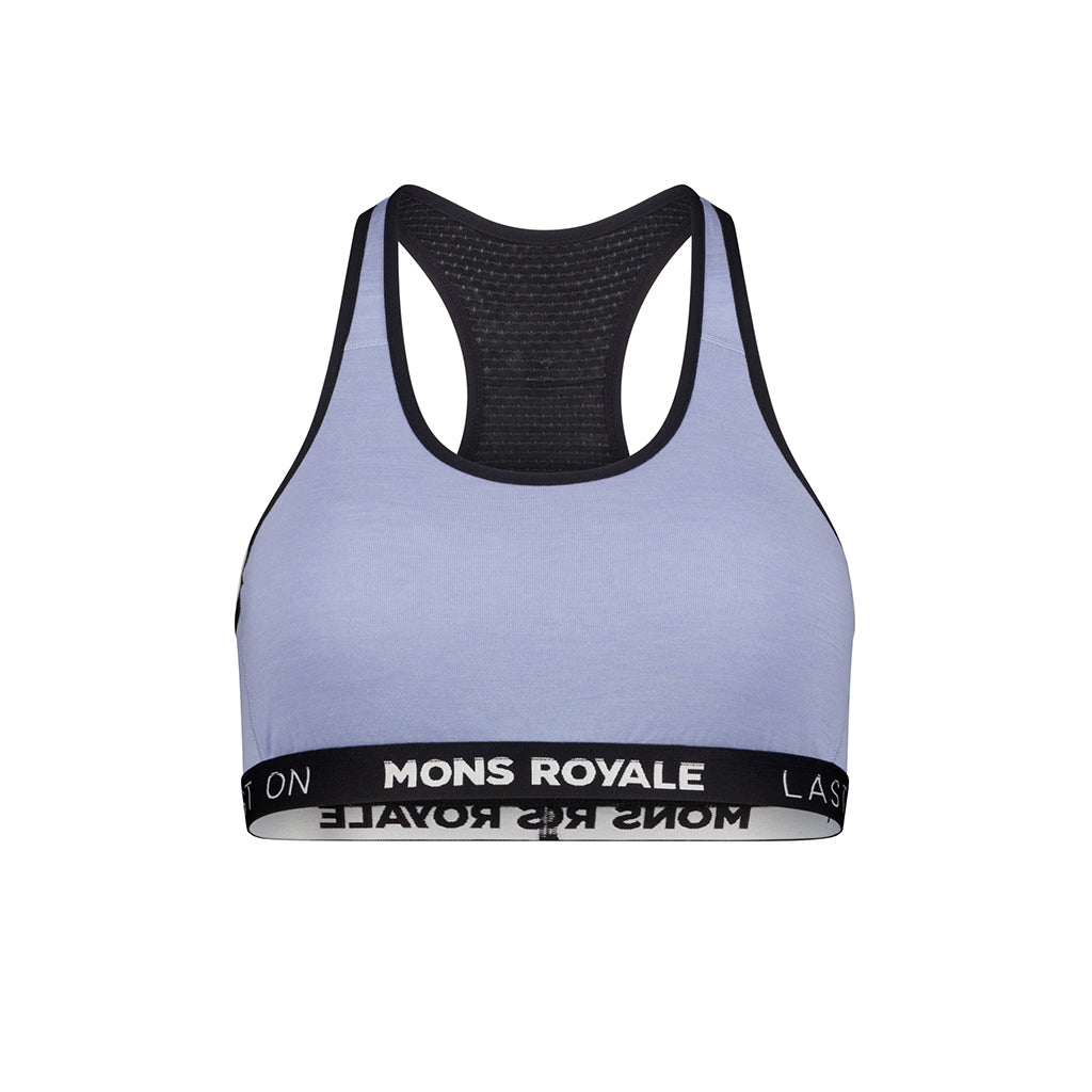 Sierra Merino Sports Bra - Skyline/Black