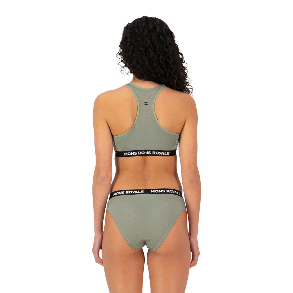 Sierra Merino Sports Bra - Willow