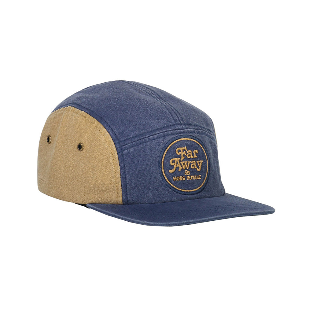 Beattie 5 Panel Cap Dark Denim / Honey