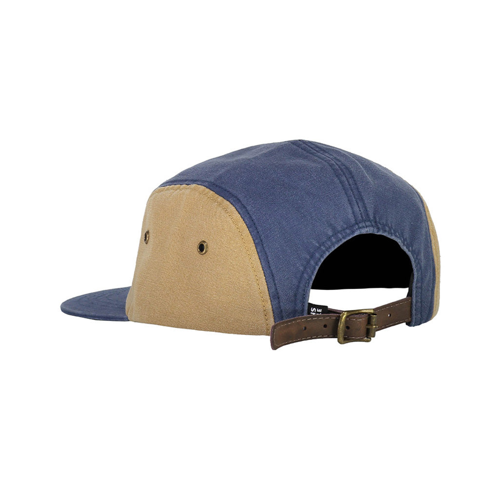 Beattie 5 Panel Cap Dark Denim / Honey