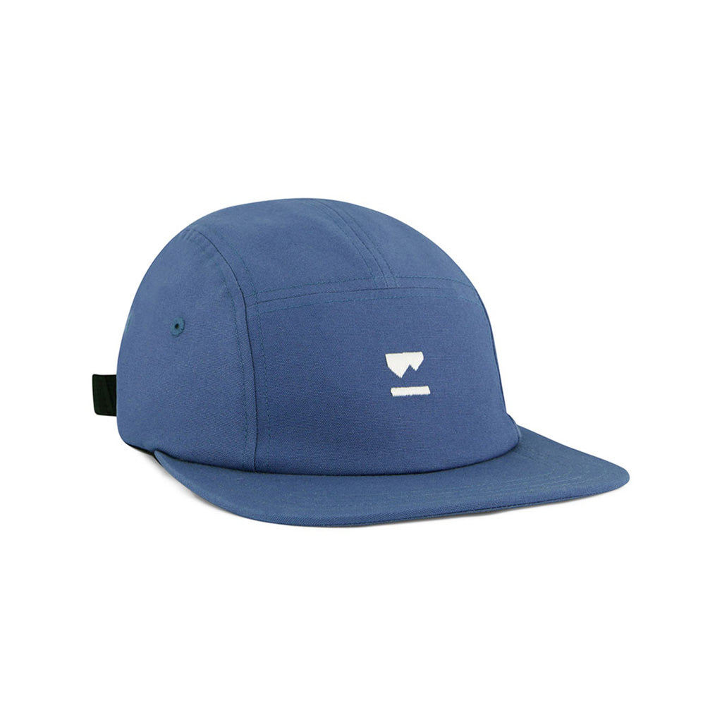 Unisex Ridgeline 5 Panel Cap Steel Blue
