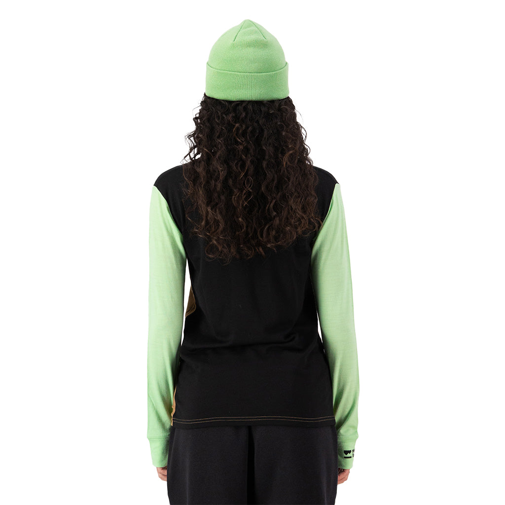 Yotei Merino High Neck Long Sleeve - Matcha / Toff