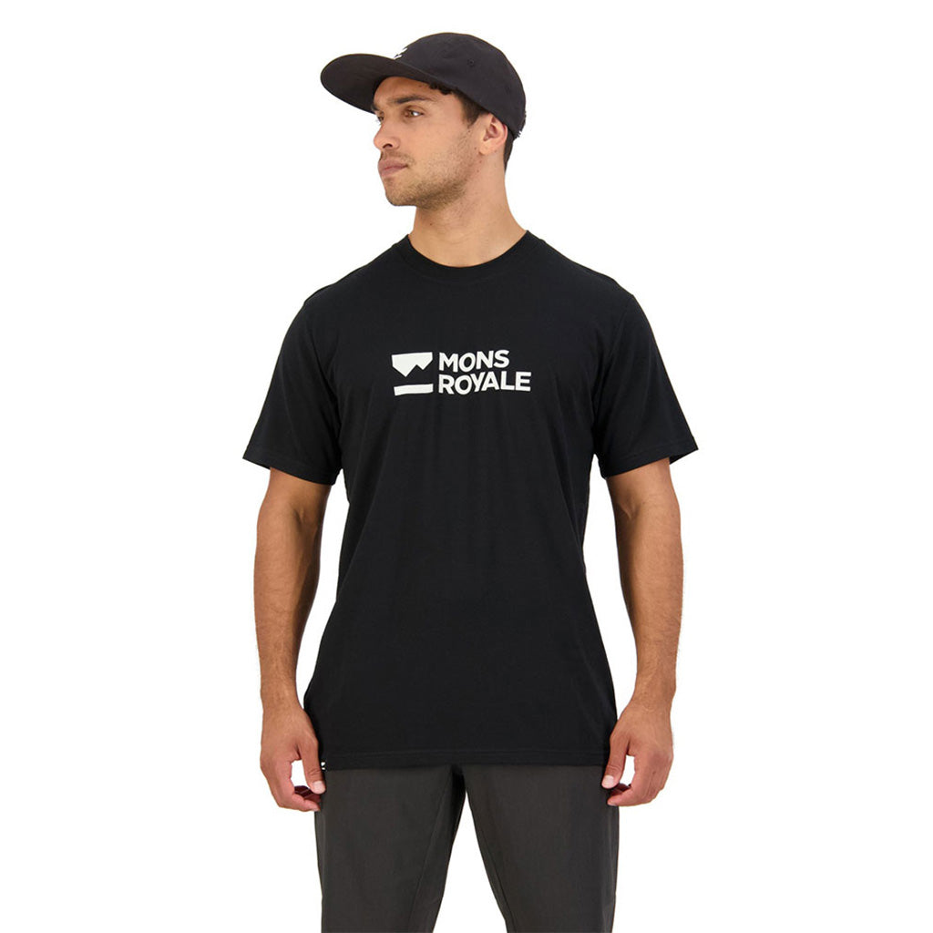 Mens Icon Merino Classic T-Shirt Black