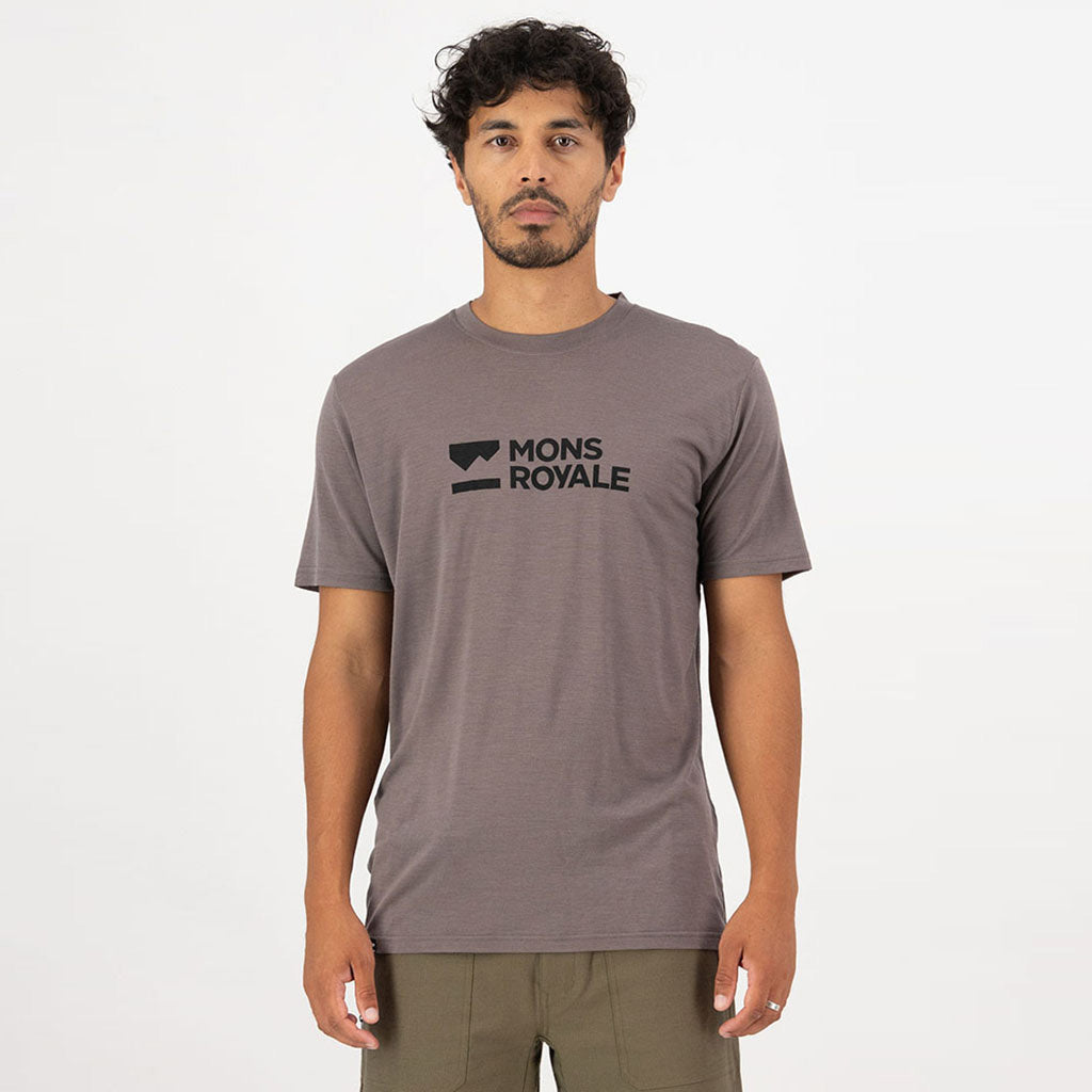 Mens Icon Merino Classic T-Shirt Iron
