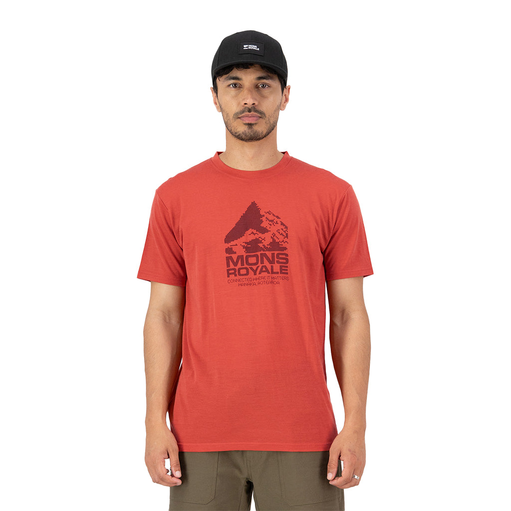 Icon Merino Classic T-Shirt - Cranberry
