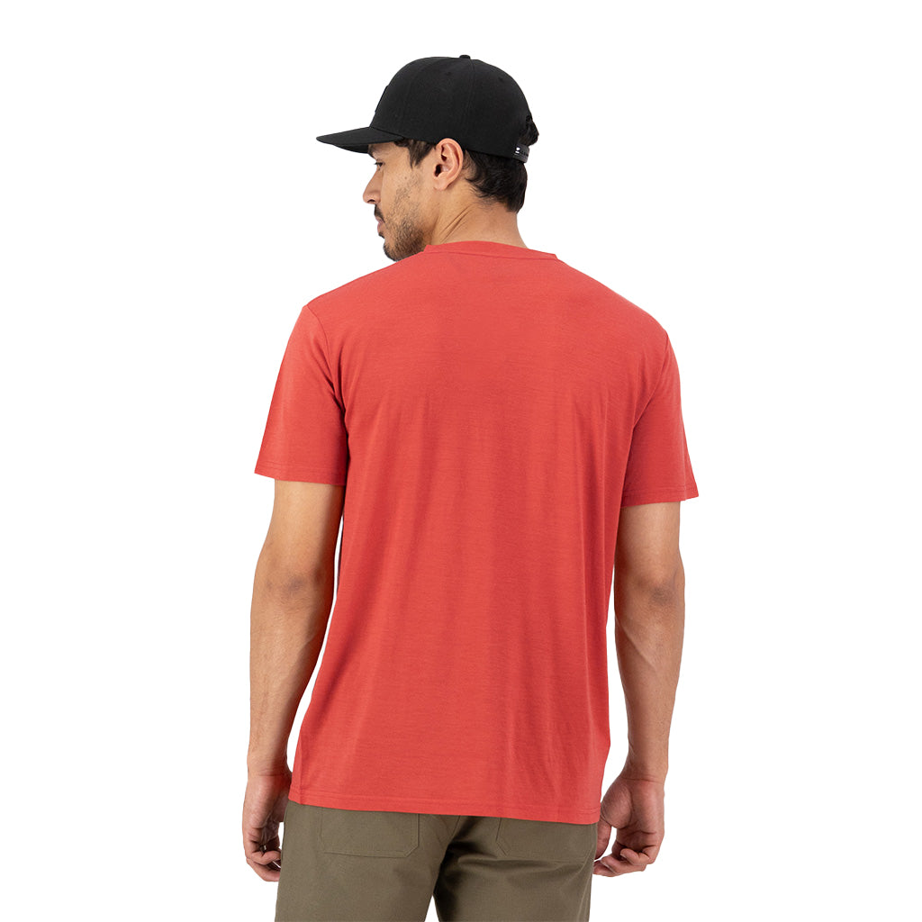 Icon Merino Classic T-Shirt - Cranberry