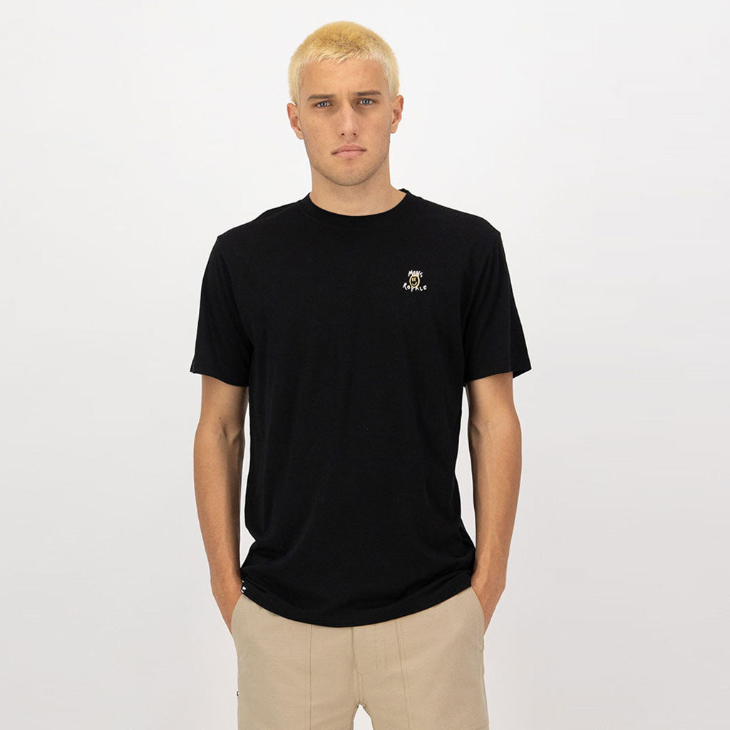 Mens Icon Merino Classic T-Shirt Black