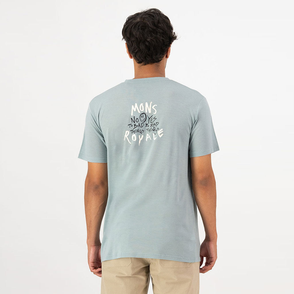 Mens Icon Merino Classic T-Shirt Dew