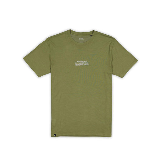 Mens Icon Merino Classic T-Shirt Fern