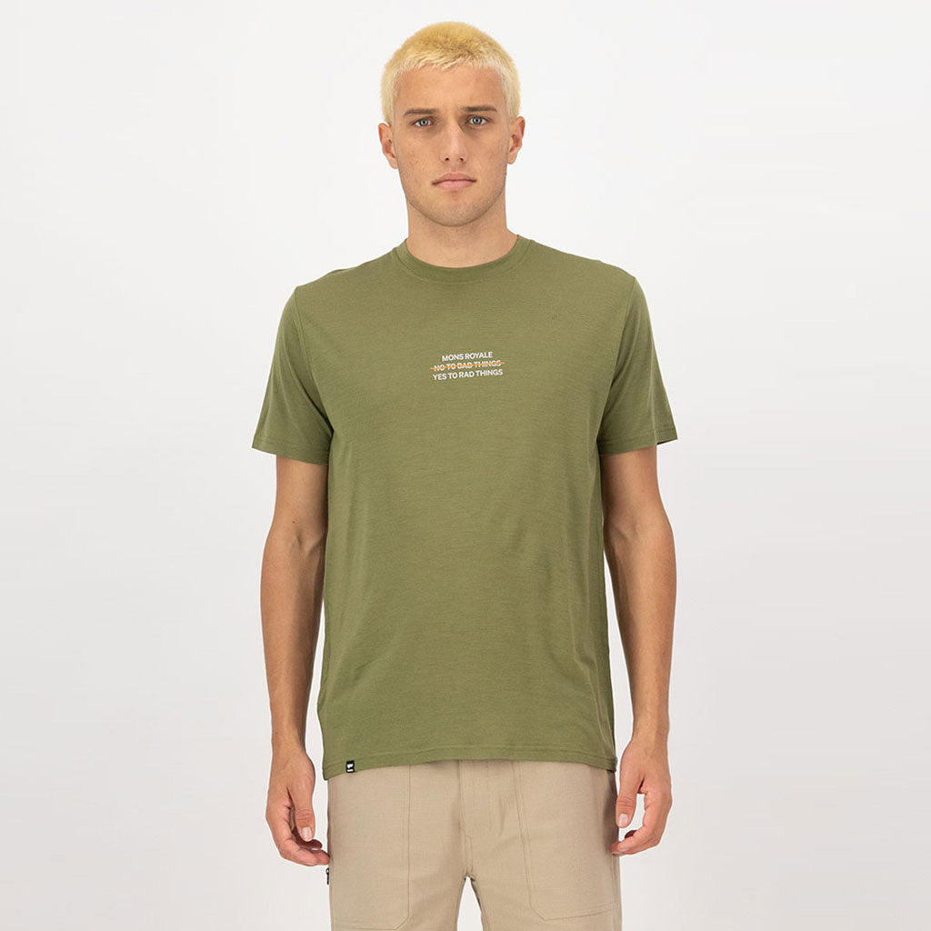 Mens Icon Merino Classic T-Shirt Fern