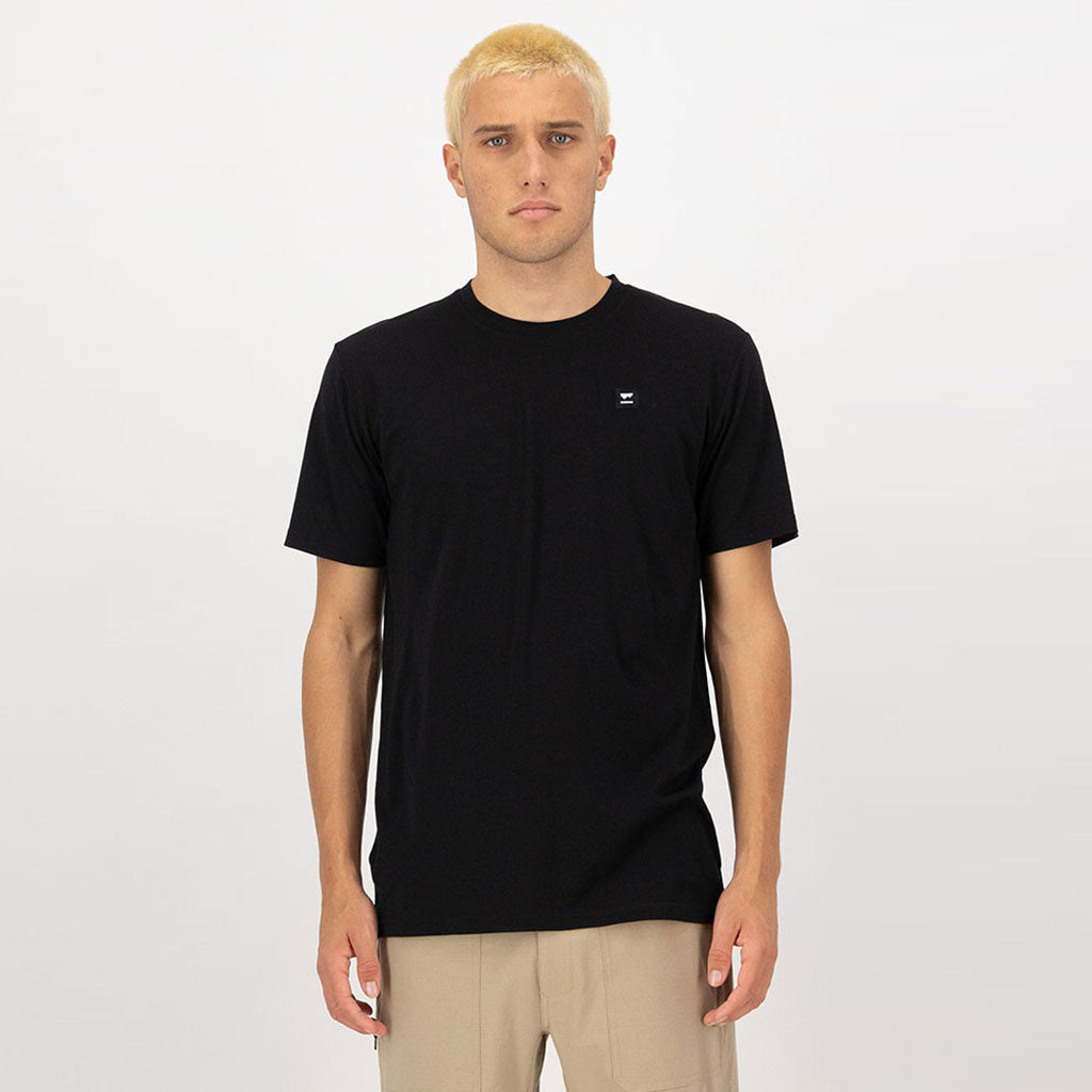 Mens Icon Merino Classic T-Shirt Black